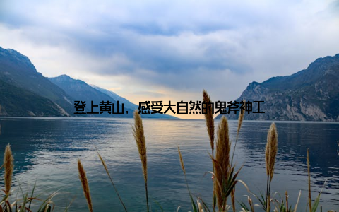 登上黄山, 感受大自然的鬼斧神工