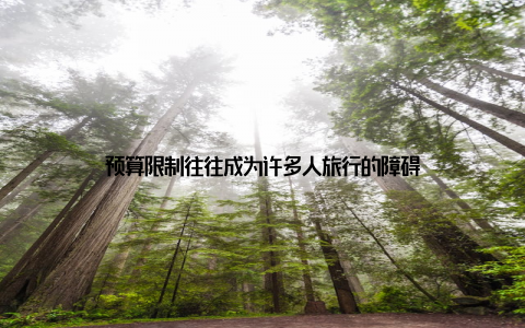 预算限制往往成为许多人旅行的障碍