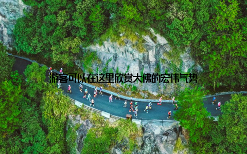 游客可以在这里欣赏大佛的宏伟气势