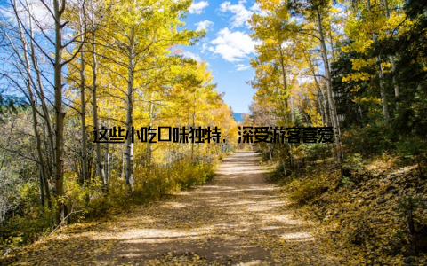 这些小吃口味独特, 深受游客喜爱